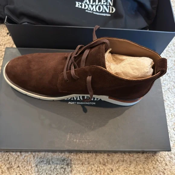 Allen Edmonds Carson Hybrid Chukka Boots Polo Brown Suede 11D NIB Carson Hybrid Chukka | Men main image 4